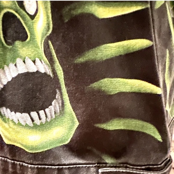 Supreme 18ss Skull Pile Demim Jean Work Jacket Mens Size: Medium NWOT  Rare Find - Picture 6 of 12